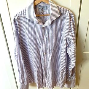 Charles Tyrwhitt French cuff non iron dress shirt.